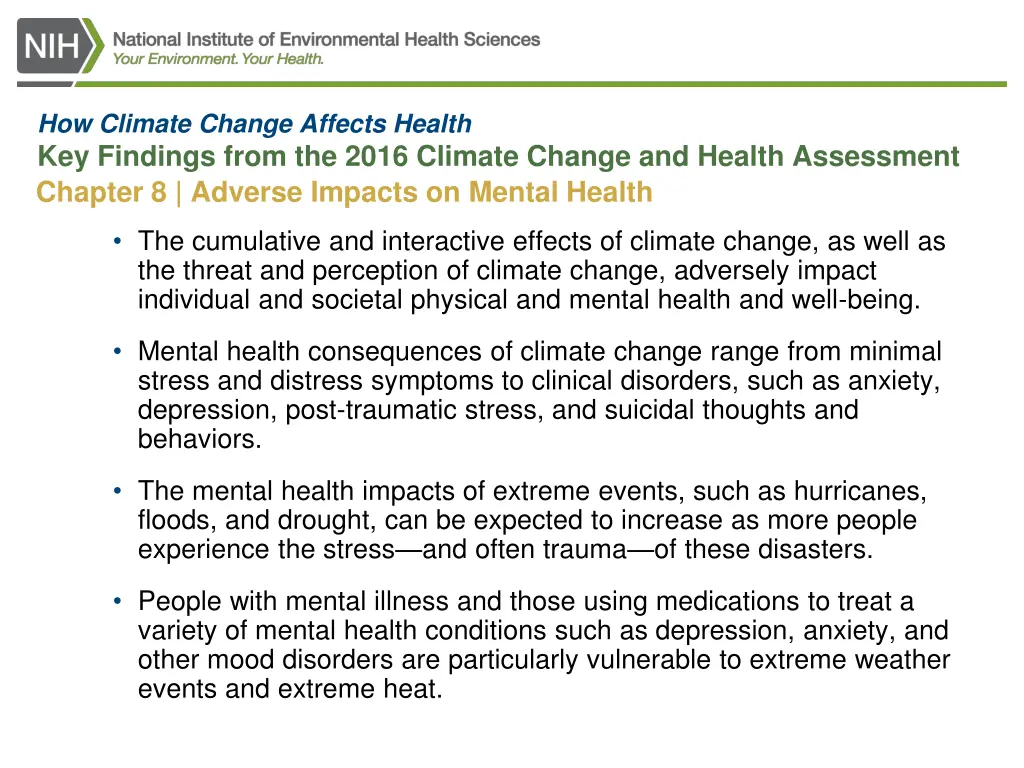 how climate change affects health key findings 6