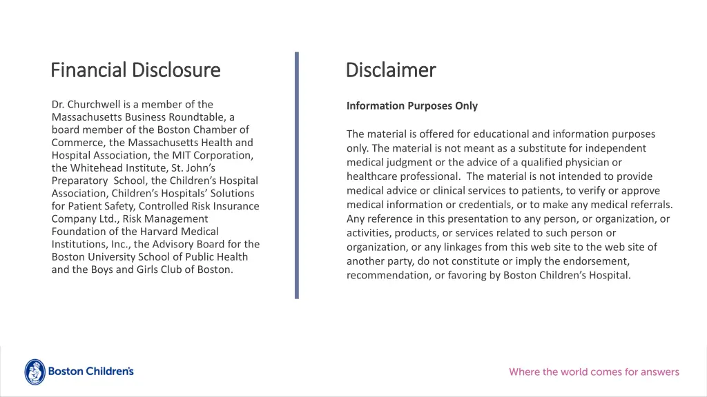 financial disclosure financial disclosure