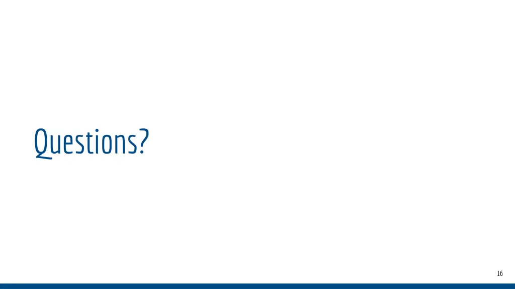 questions