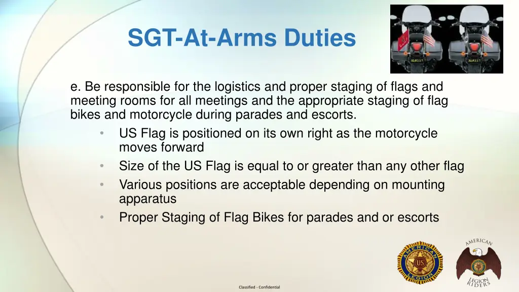 sgt at arms duties 3