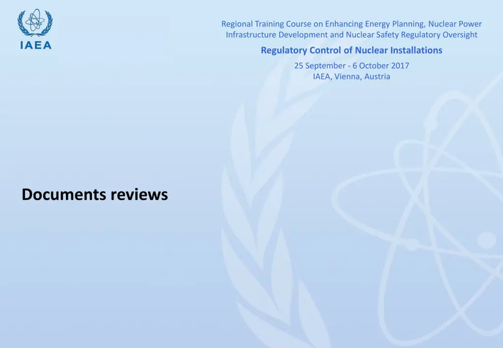 regional training course on enhancing energy 6