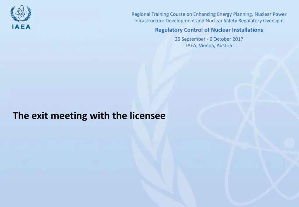 regional training course on enhancing energy 8