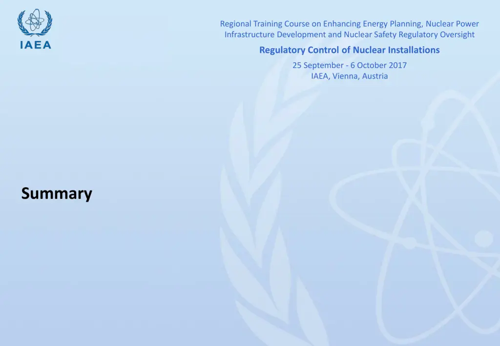 regional training course on enhancing energy 9