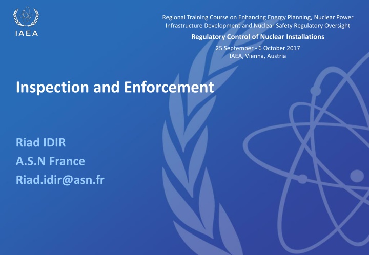 regional training course on enhancing energy