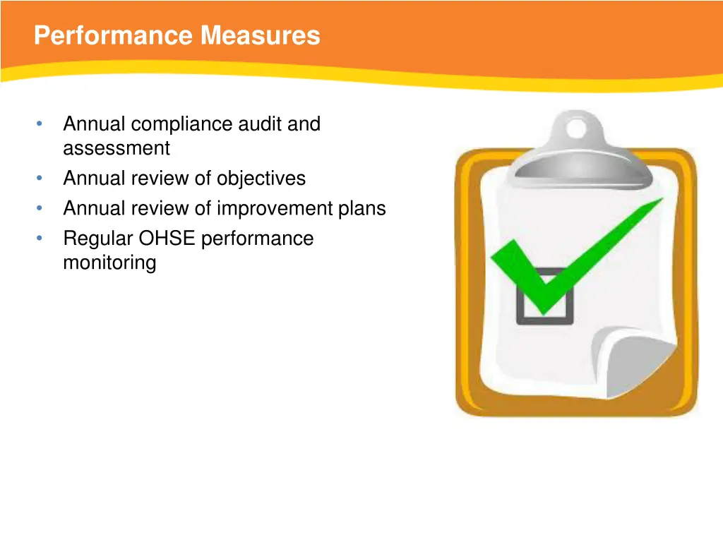 performance measures