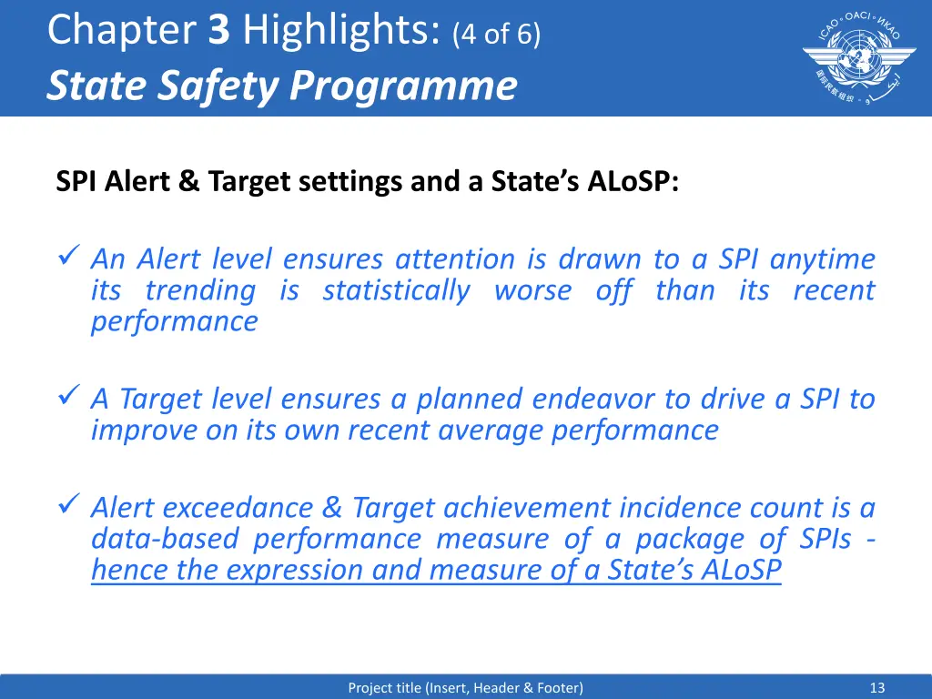 chapter 3 highlights 4 of 6 state safety programme 1