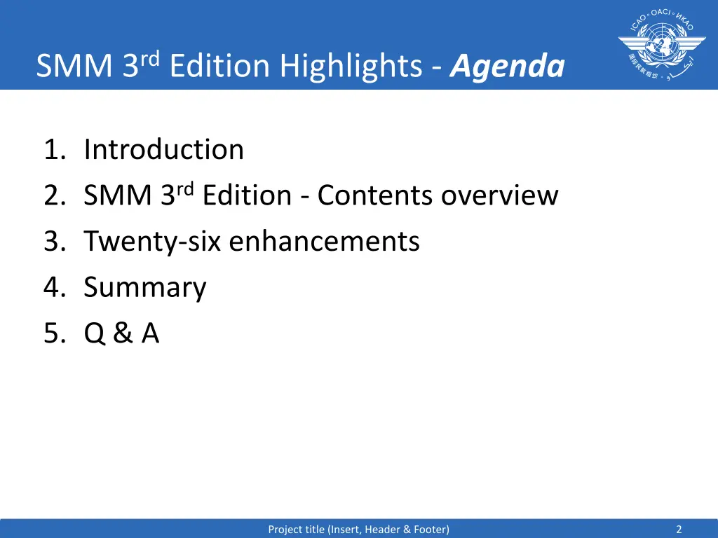 smm 3 rd edition highlights agenda