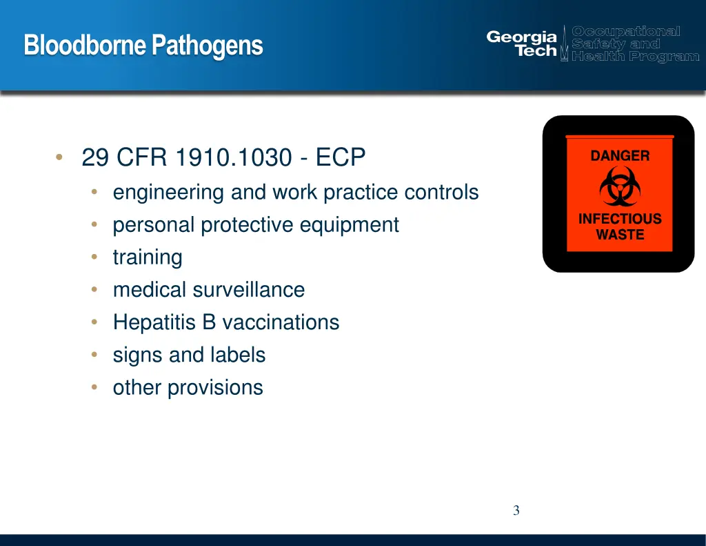 bloodborne pathogens 1
