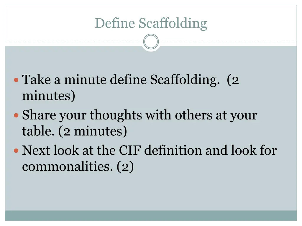 define scaffolding