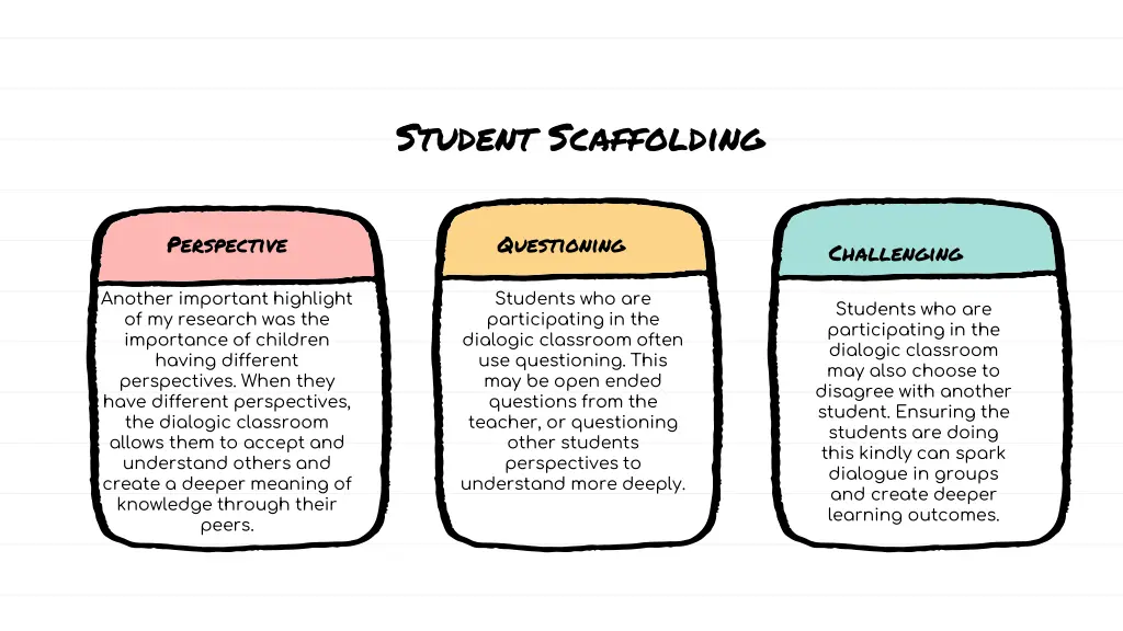 student scaffolding