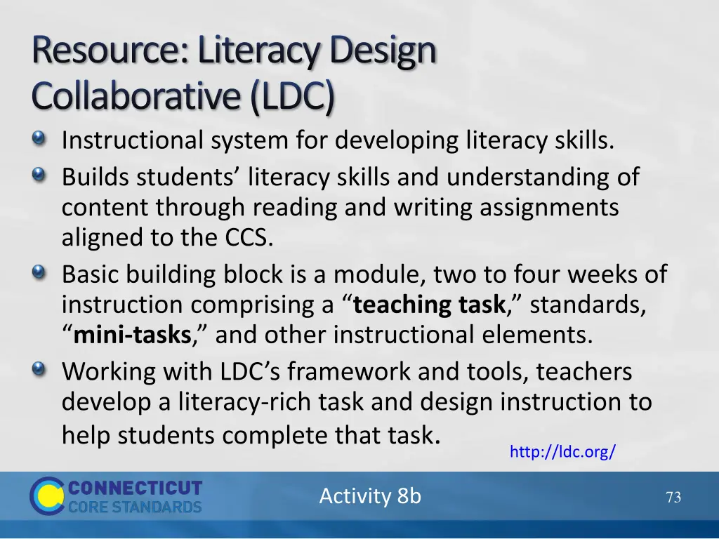 resource literacy design collaborative ldc