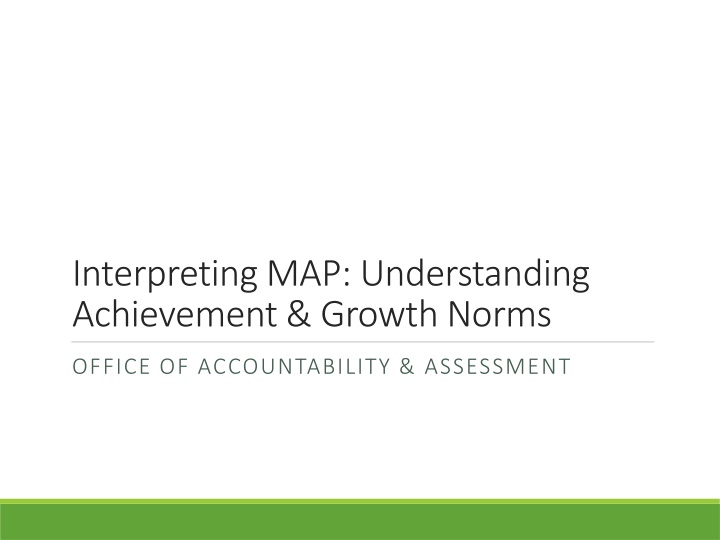 interpreting map understanding achievement growth