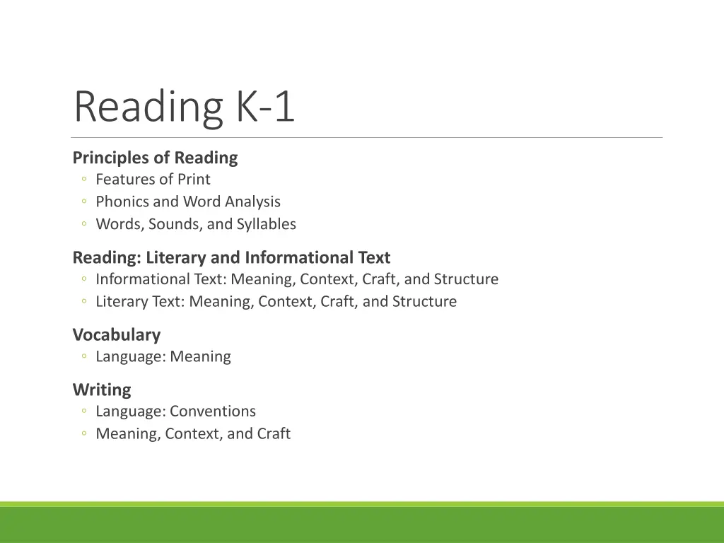 reading k 1