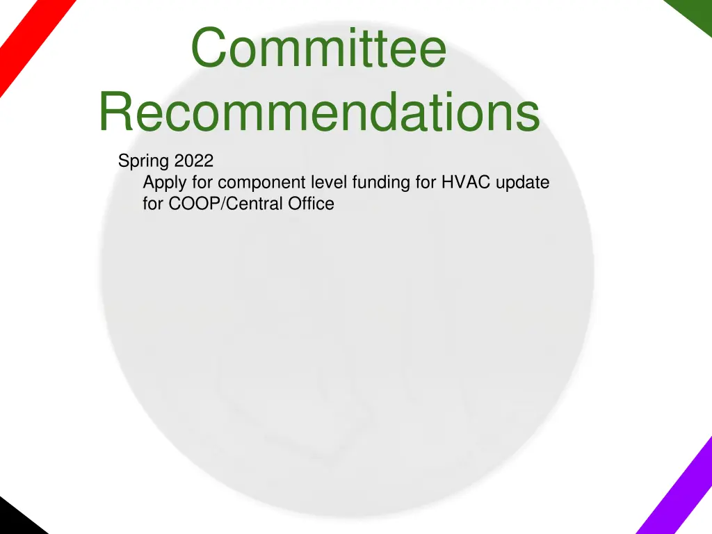 committee recommendations spring 2022 apply