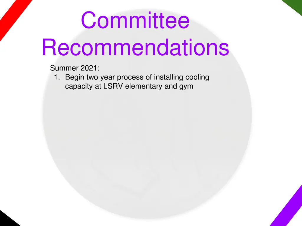committee recommendations summer 2021 1 begin