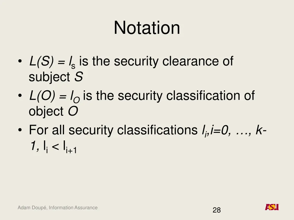 notation
