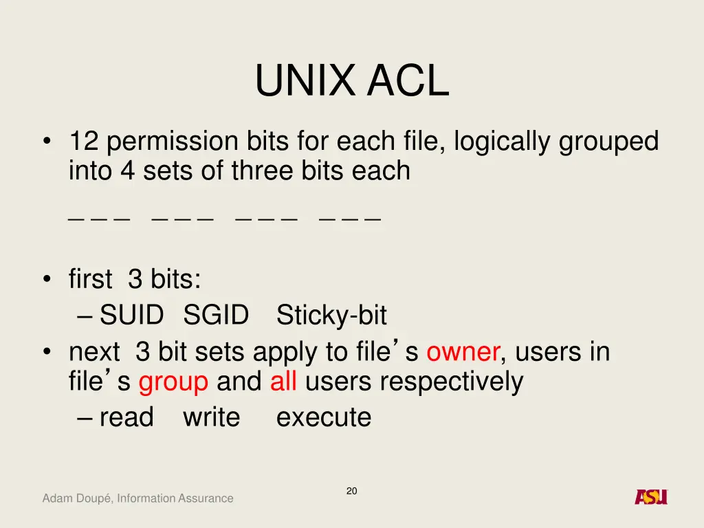 unix acl