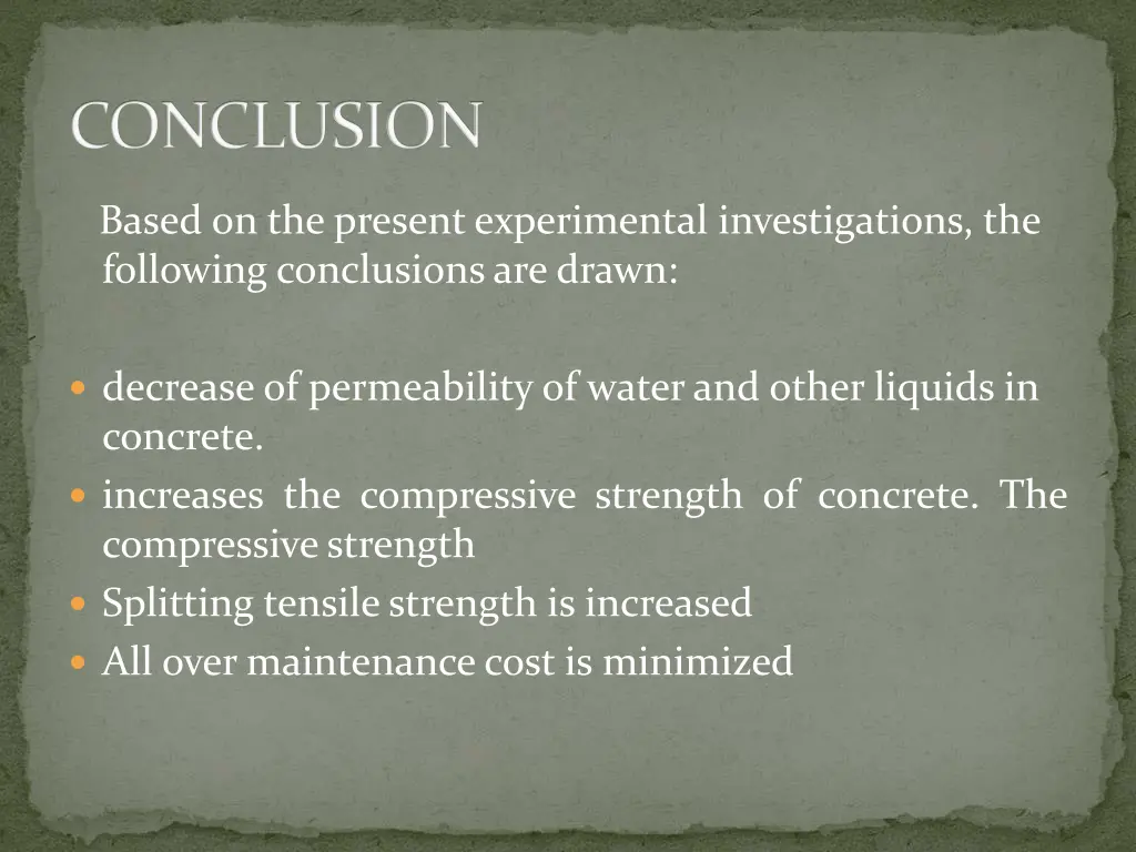 conclusion
