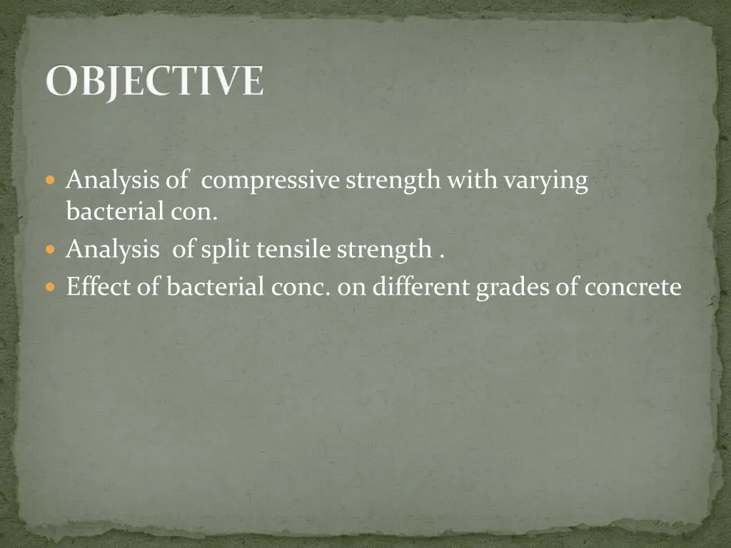 objective