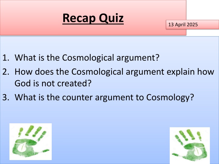 recap quiz