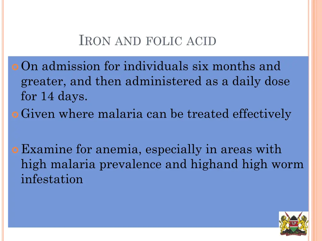 i ron and folic acid