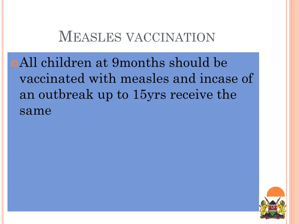 m easles vaccination