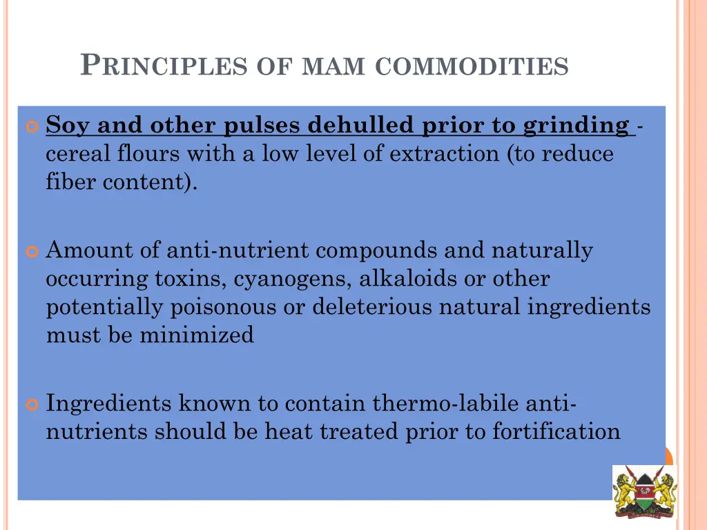 p rinciples of mam commodities 1