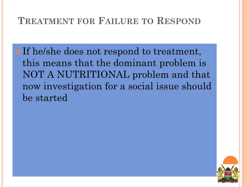 t reatment for f ailure to r espond 1