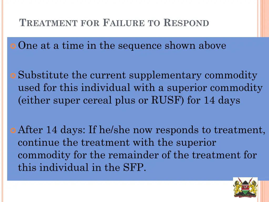t reatment for f ailure to r espond