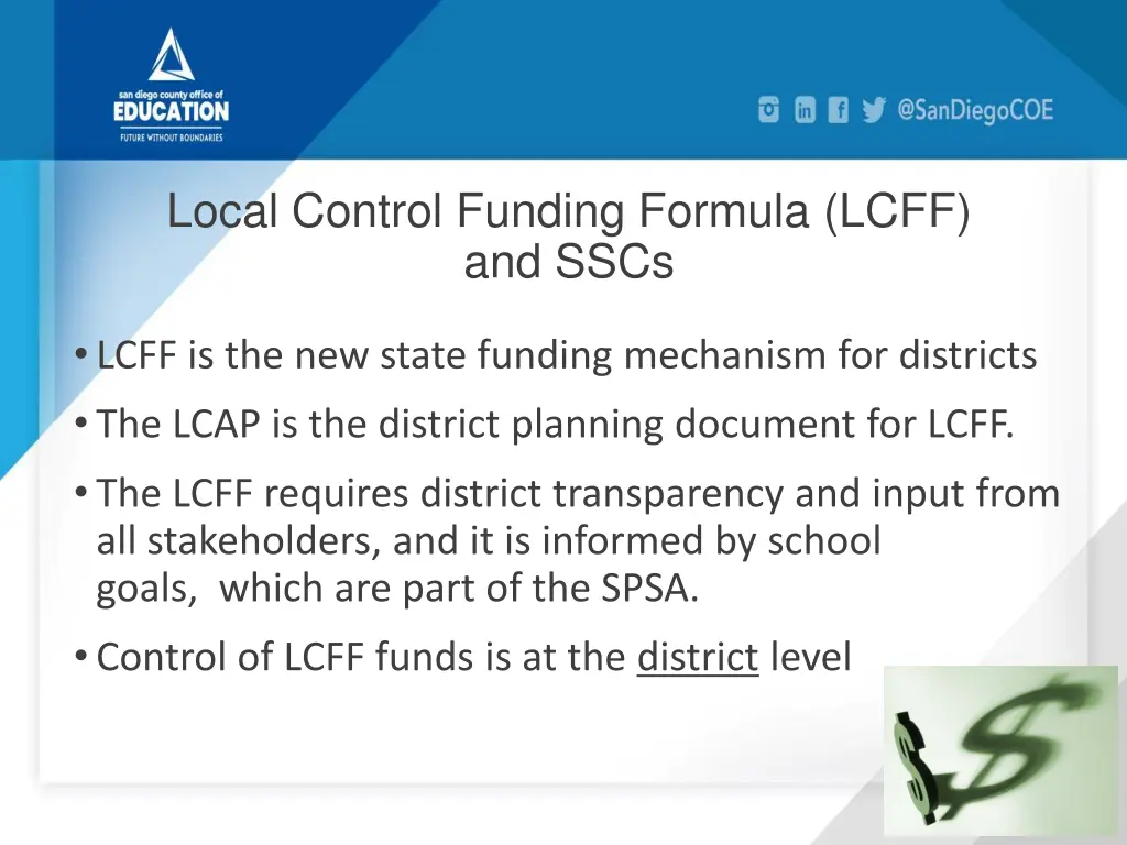local control funding formula lcff and sscs