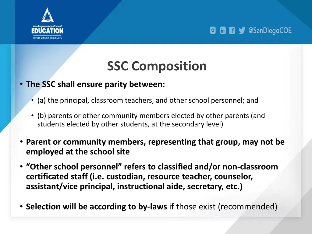 ssc composition