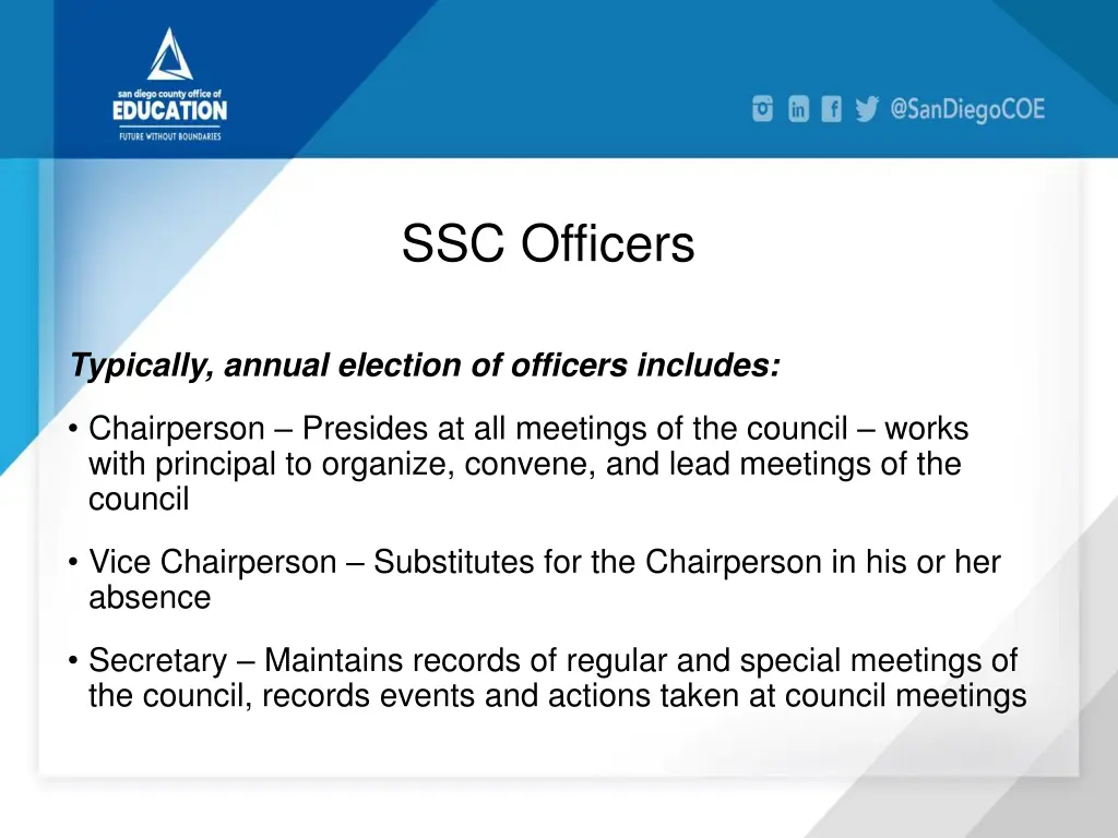 ssc officers
