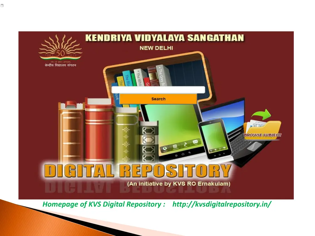 homepage of kvs digital repository http