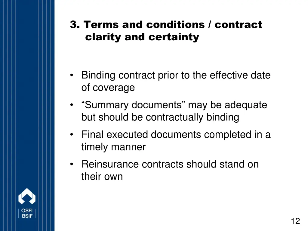 3 terms and conditions contract clarity