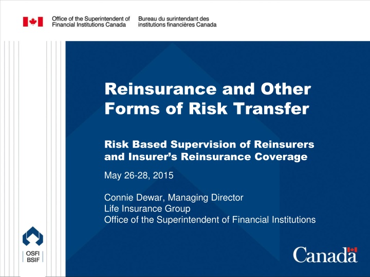 reinsurance and other forms of risk transfer