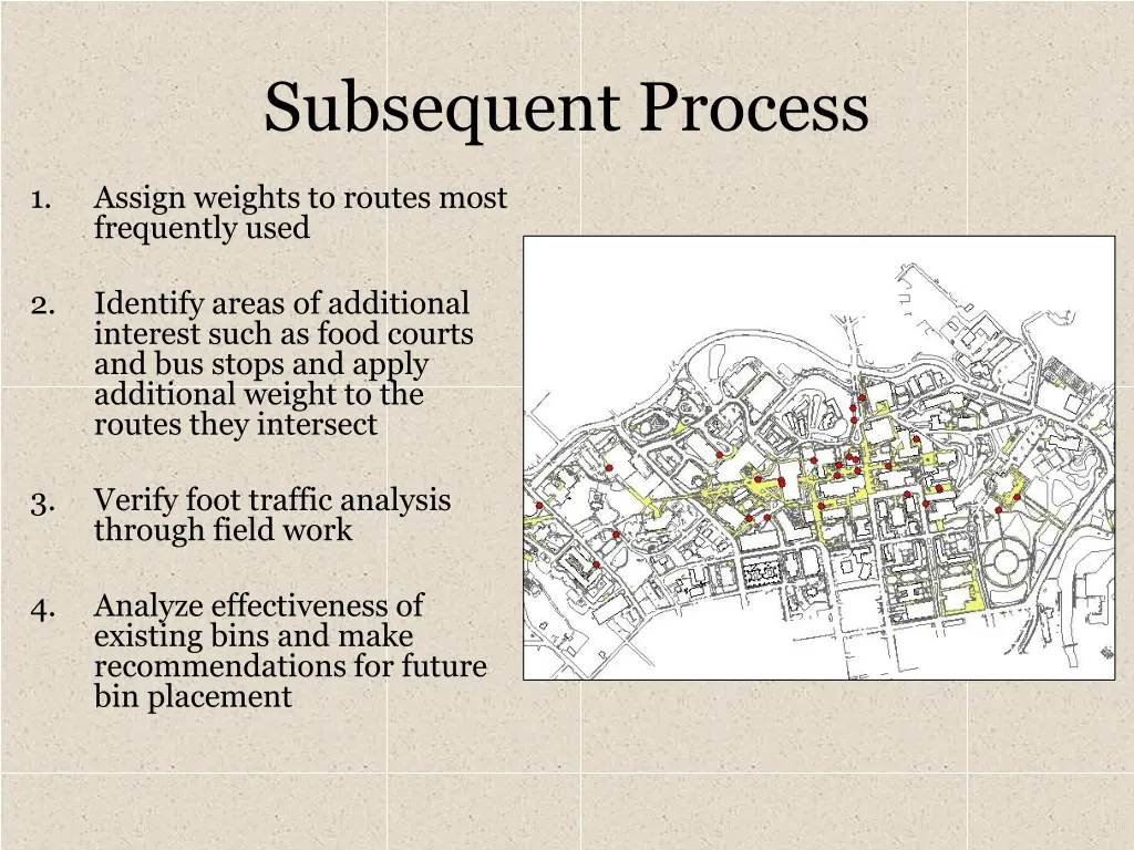 subsequent process