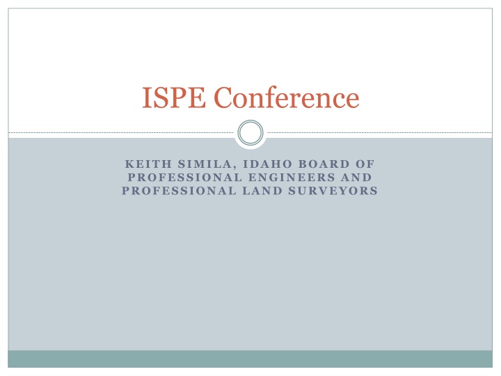 ispe conference