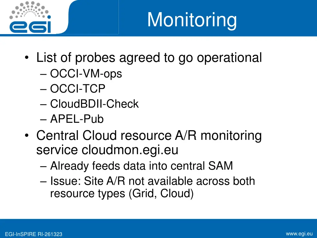 monitoring