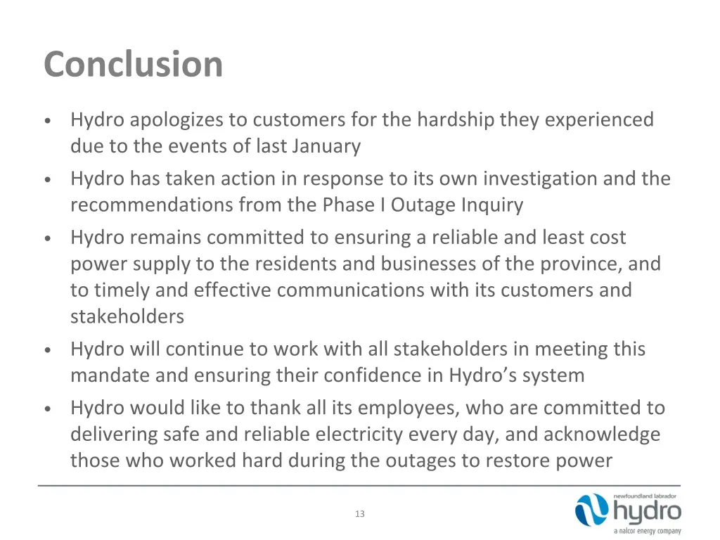 conclusion