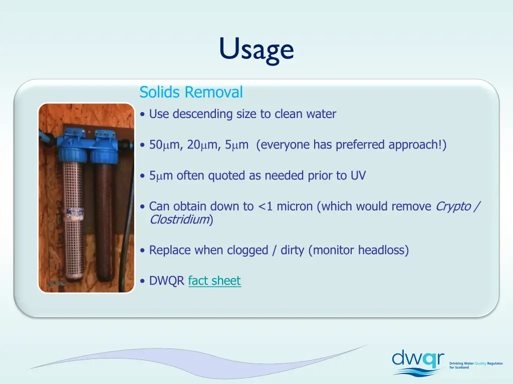 usage