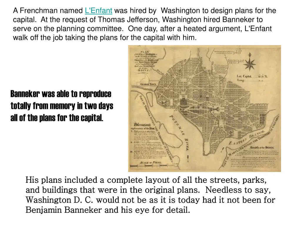 a frenchman named l enfant was hired