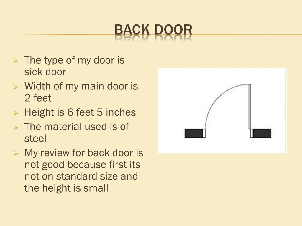 back door
