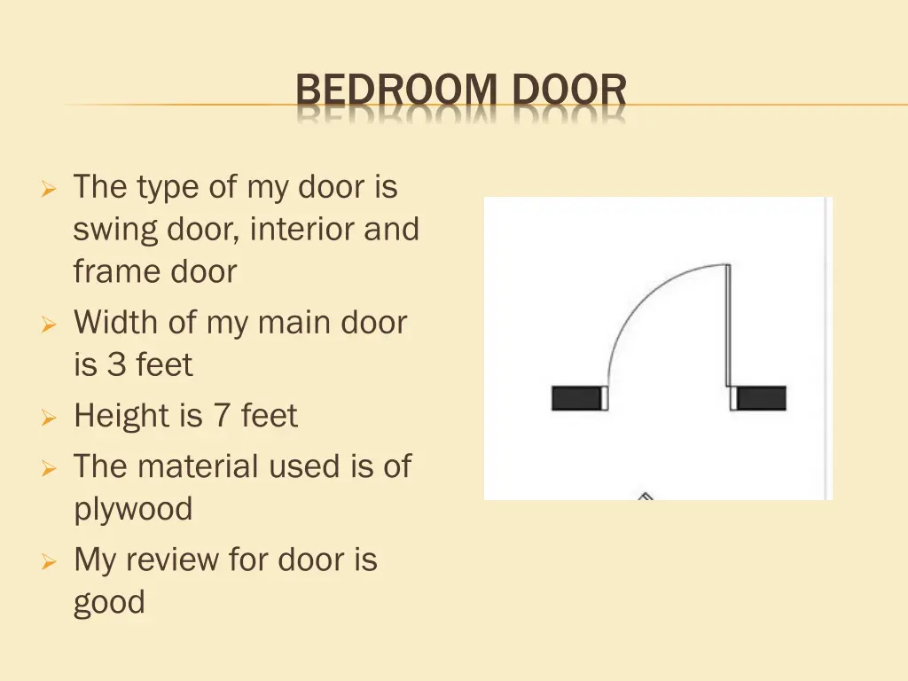 bedroom door