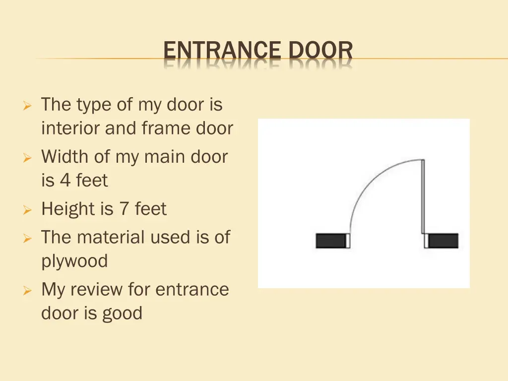 entrance door