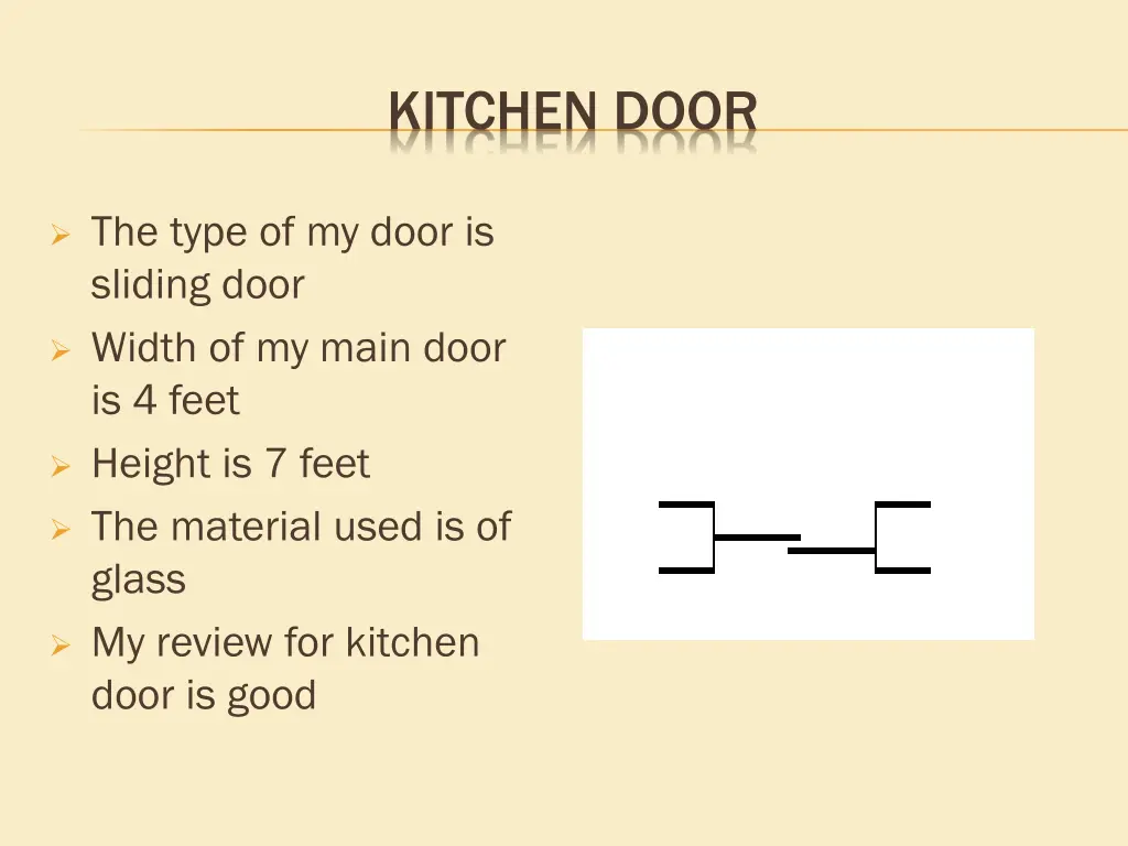 kitchen door