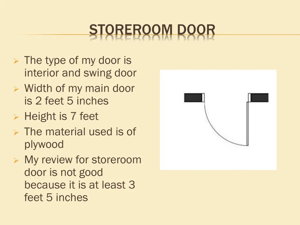 storeroom door