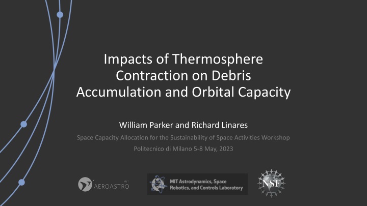 impacts of thermosphere contraction on debris