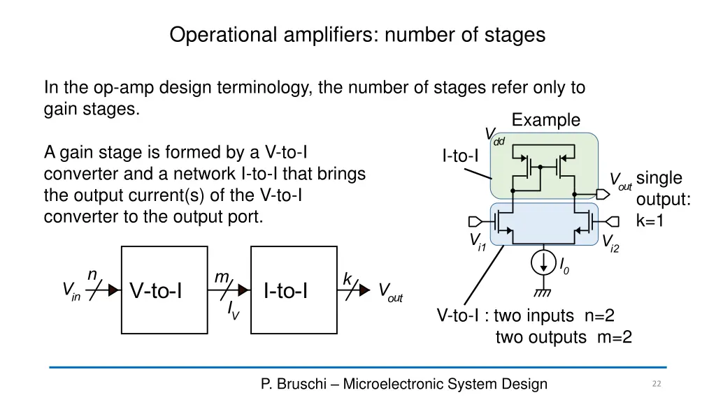 operational amplifiers number of stages