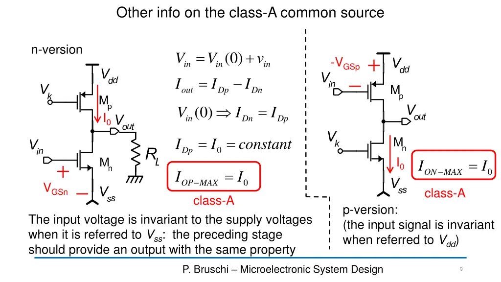 other info on the class a common source