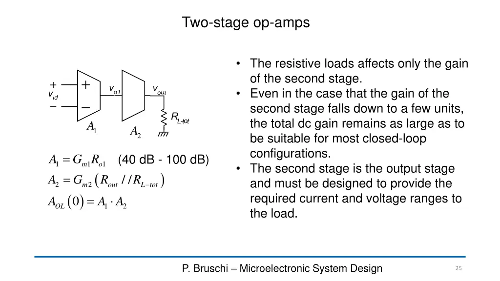 two stage op amps